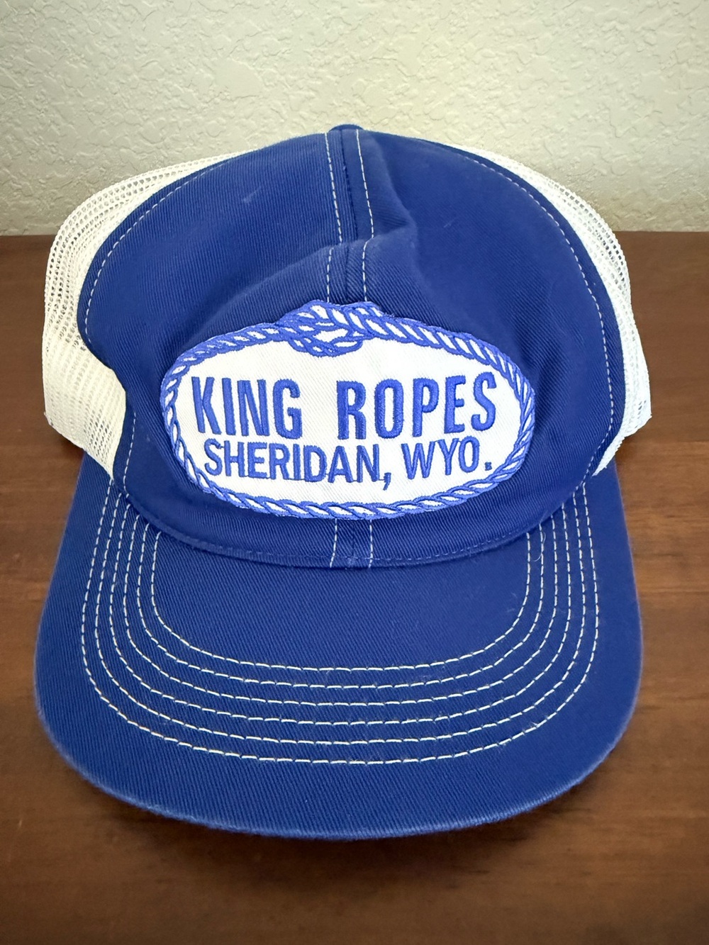 🧢 Vintage King Ropes Trucker Hat – Sheridan, WY 🧢